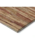 Addison Mayfield Orange AMF1314 - 8ft. Round Rug