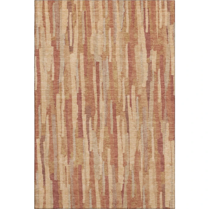 Addison Mayfield Orange AMF1314 - 8ft. Round Rug