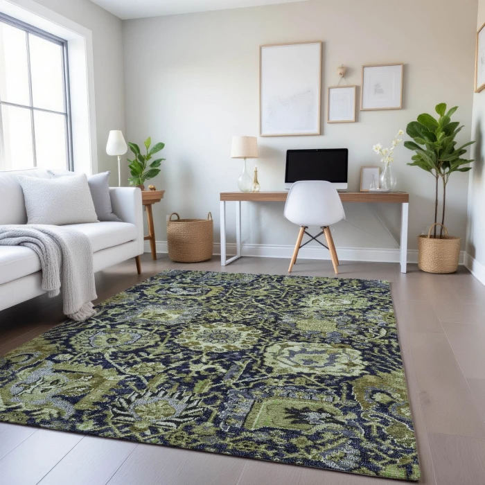 Addison Mayfield Green AMF1320 2ft. 3in. x 7ft. 6in. Rect. Rug