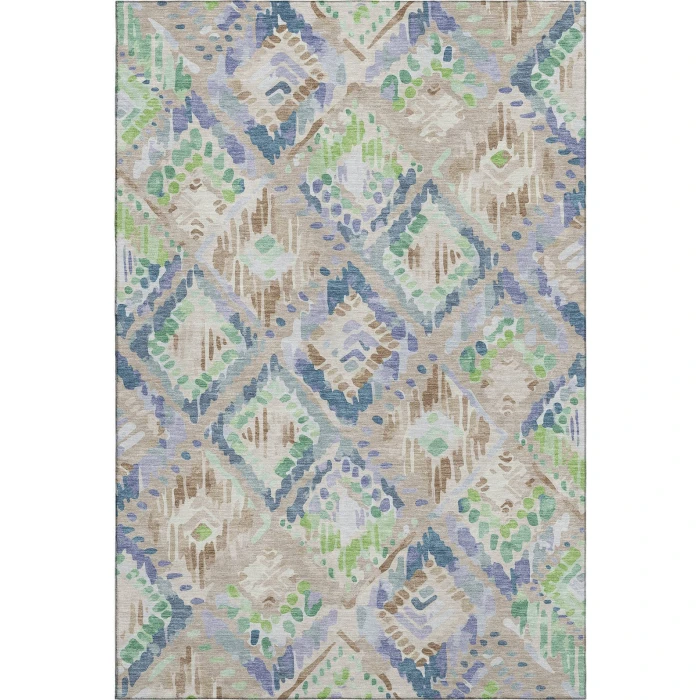 Addison Mayfield Brown AMF1326 - 8ft. Round Rug
