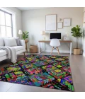 Addison Mayfield Black AMF1326 - 8ft. Round Rug