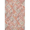 Addison Mayfield Orange AMF1326 - 8ft. Round Rug