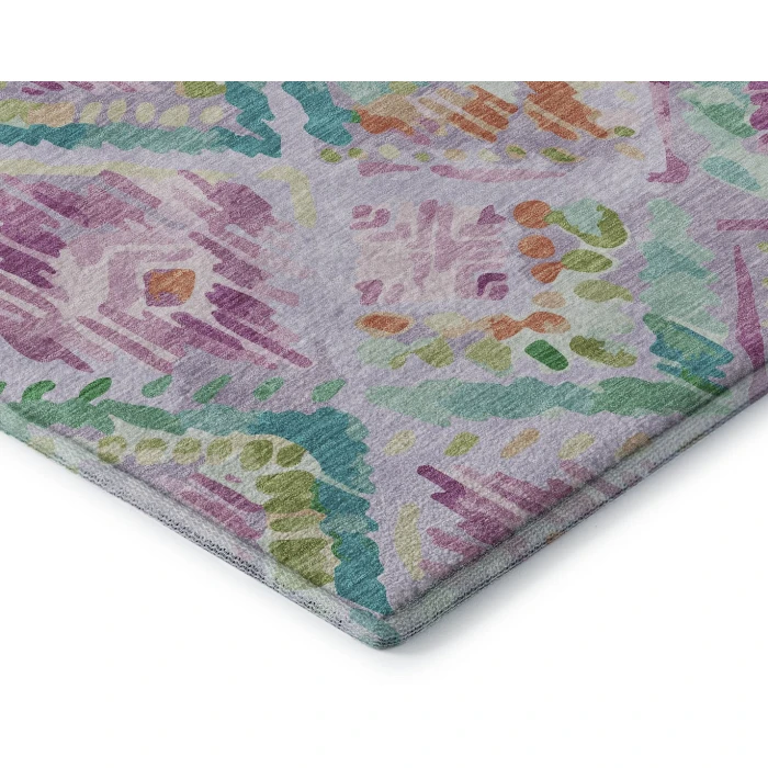Addison Mayfield Purple AMF1326 - 8ft. Round Rug