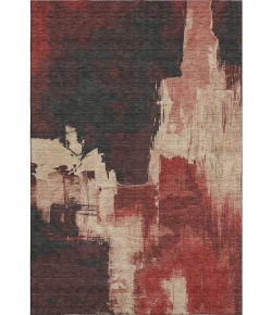 Addison Mayfield Red AMF1332 - 8ft. Round Rug