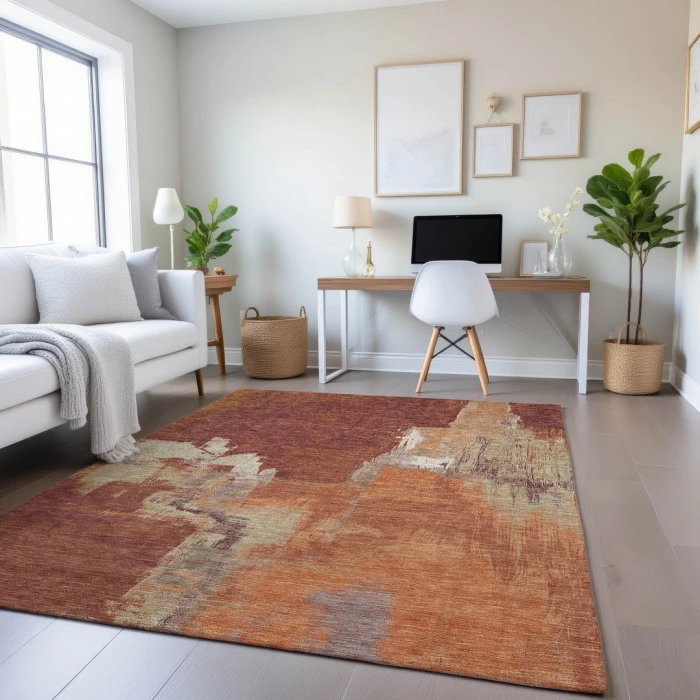 Addison Mayfield Orange AMF1332 8ft. x 10ft. Rect. Rug