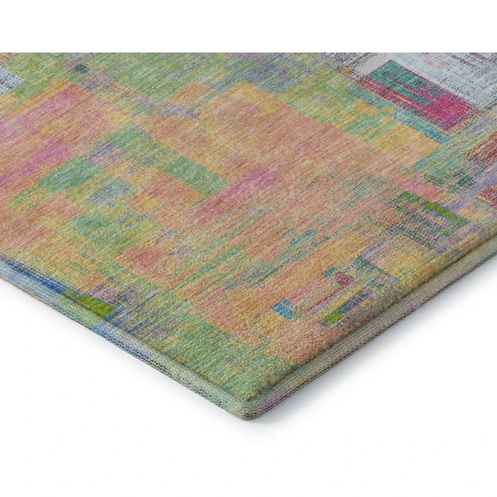 Addison Mayfield Pink AMF1338 - 8ft. Round Rug