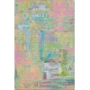 Addison Mayfield Pink AMF1338 - 8ft. Round Rug