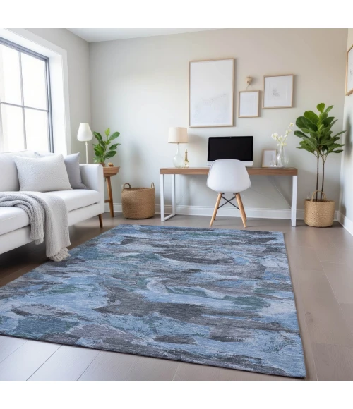 Addison Mayfield Blue AMF1344 5ft. x 7ft. 6in. Rect. Rug