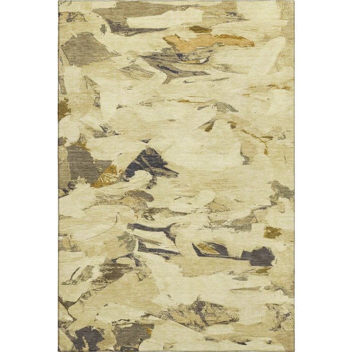 Addison Mayfield Gold AMF1344 - 8ft. Round Rug