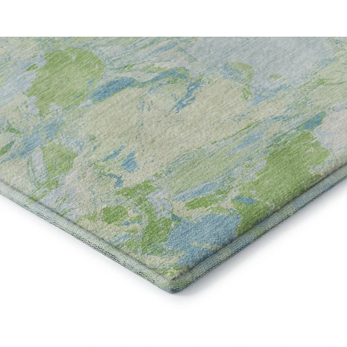 Addison Mayfield Green AMF1344 - 8ft. Round Rug