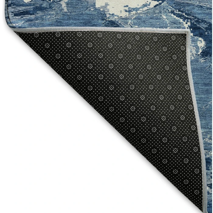 Addison Mayfield Blue AMF1344 - 8ft. Round Rug