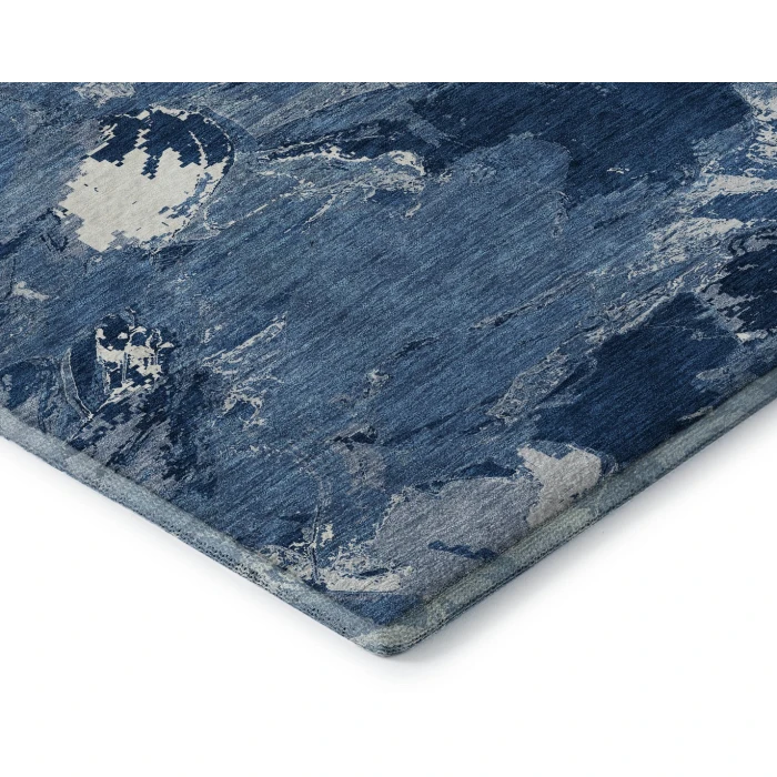 Addison Mayfield Blue AMF1344 - 8ft. Round Rug