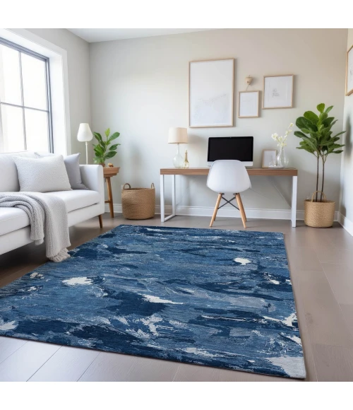 Addison Mayfield Blue AMF1344 5ft. x 7ft. 6in. Rect. Rug