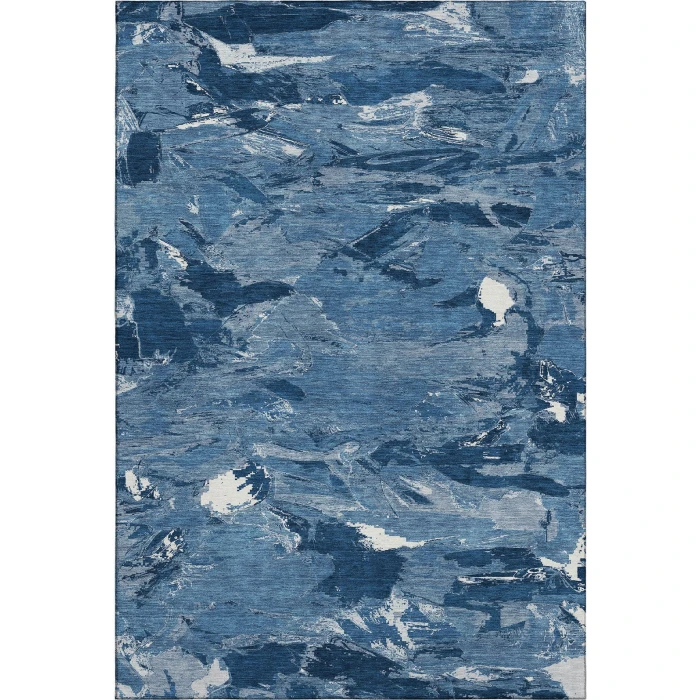 Addison Mayfield Blue AMF1344 - 8ft. Round Rug