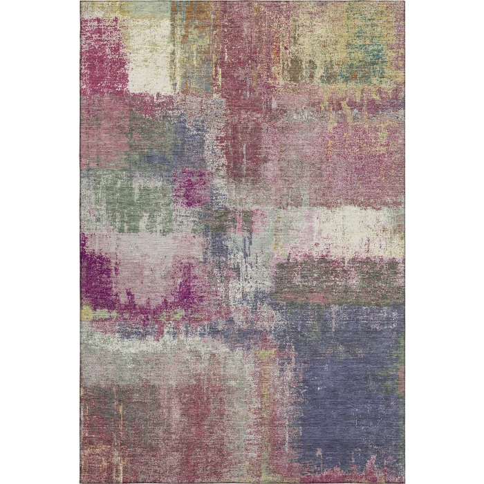 Addison Mayfield Pink AMF1354 - 8ft. Round Rug