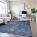Addison Mayfield Blue AMF1363 - 8ft. Round Rug