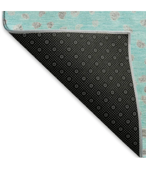 Addison Mayfield Teal AMF1366 - 8ft. Round Rug