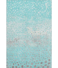 Addison Mayfield Teal AMF1366 - 8ft. Round Rug
