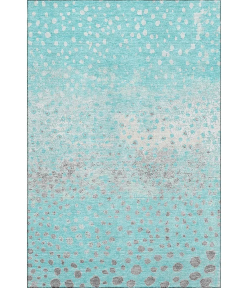 Addison Mayfield Teal AMF1366 - 8ft. Round Rug