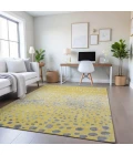 Addison Mayfield Gold AMF1366 - 8ft. Round Rug