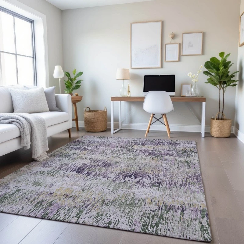 Addison Mayfield Purple AMF1377 2ft. 3in. x 7ft. 6in. Rect. Rug