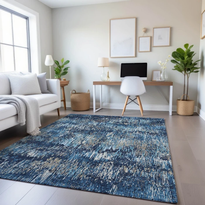 Addison Mayfield Blue AMF1377 5ft. x 7ft. 6in. Rect. Rug