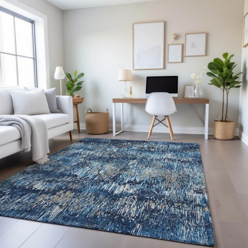 Addison Mayfield Blue AMF1377 2ft. 3in. x 7ft. 6in. Rect. Rug