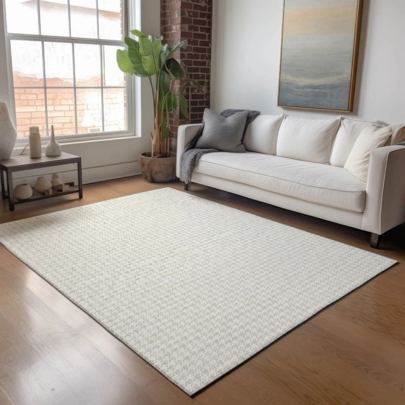 Addison Mayfield Beige AMF137 - 8ft. Round Rug