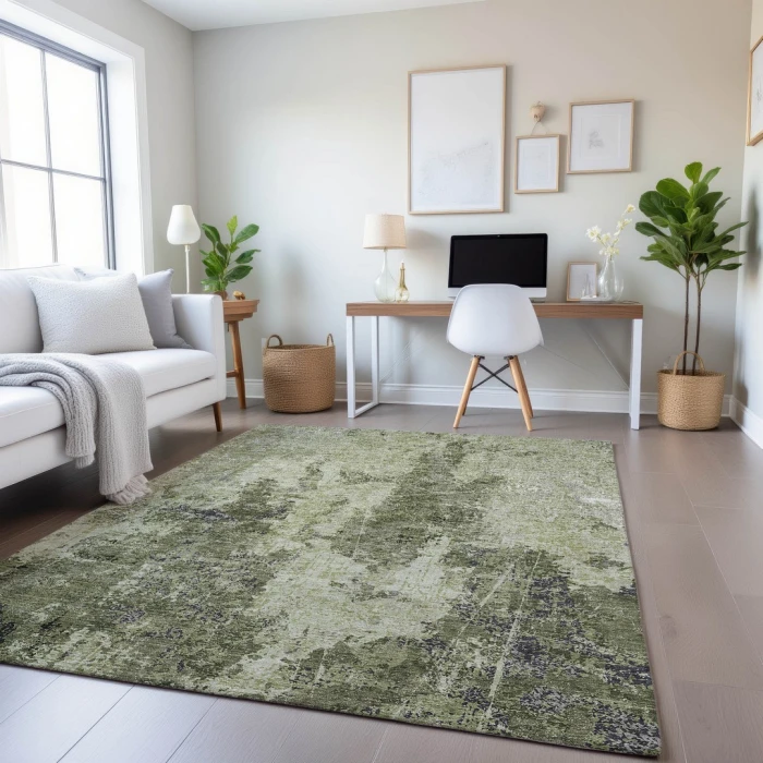 Addison Mayfield Green AMF1389 9ft. x 12ft. Rect. Rug