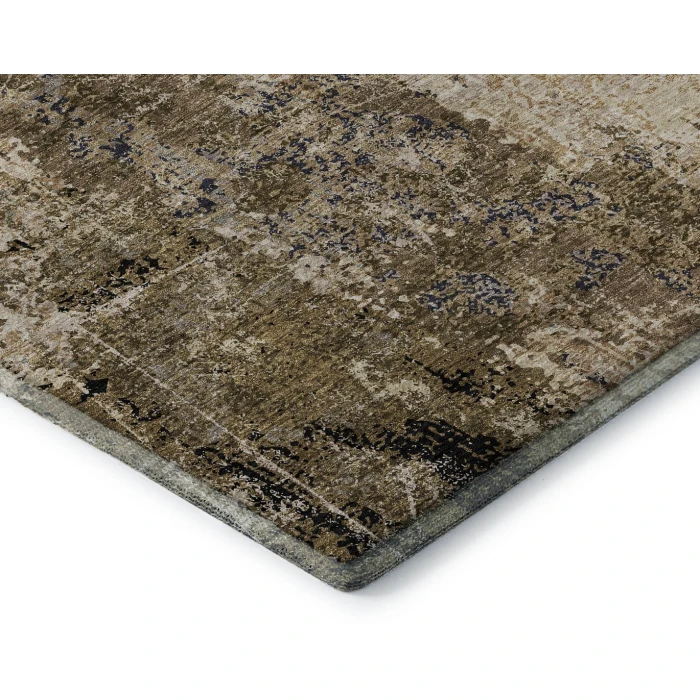 Addison Mayfield Brown AMF1389 - 8ft. Round Rug