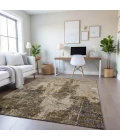 Addison Mayfield Brown AMF1389 - 8ft. Round Rug