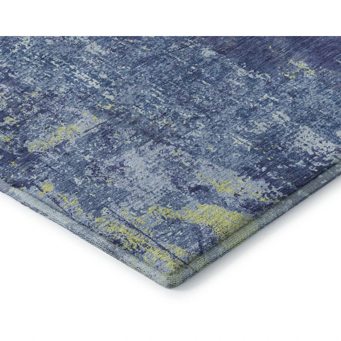 Addison Mayfield Blue AMF1389 - 8ft. Round Rug