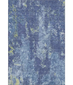 Addison Mayfield Blue AMF1389 - 8ft. Round Rug
