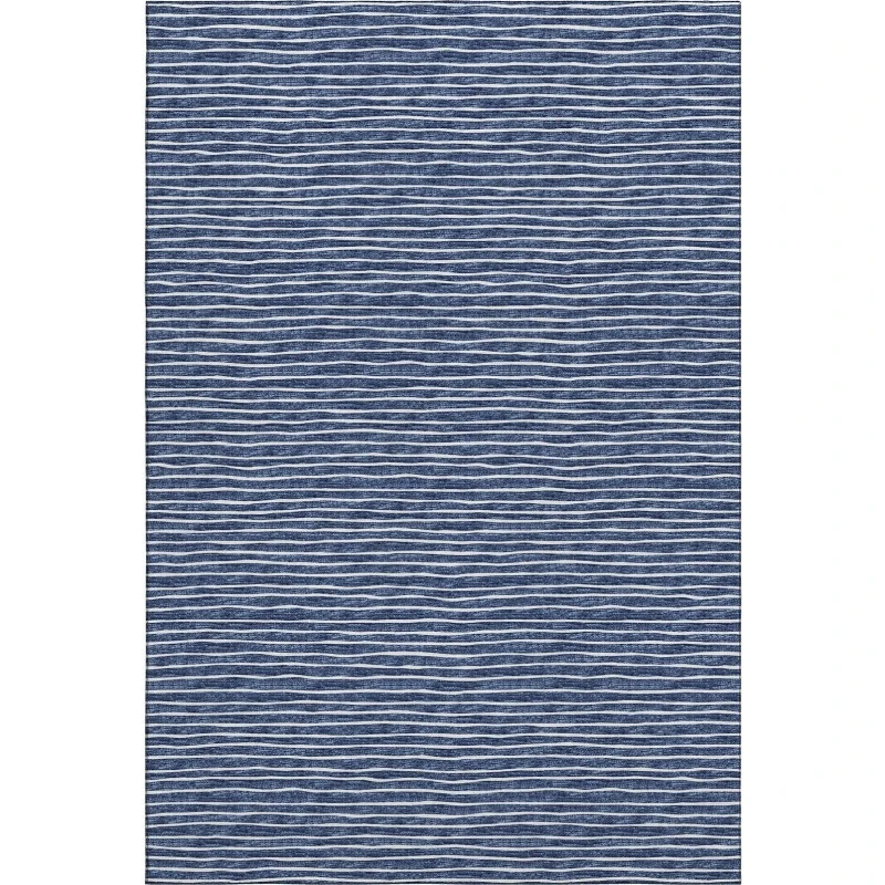 Addison Mayfield Blue AMF138 - 8ft. Round Rug