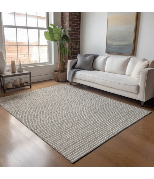 Addison Mayfield Brown AMF138 - 8ft. Round Rug