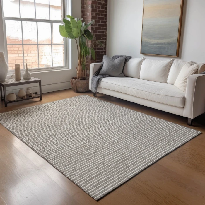 Addison Mayfield Brown AMF138 - 8ft. Round Rug
