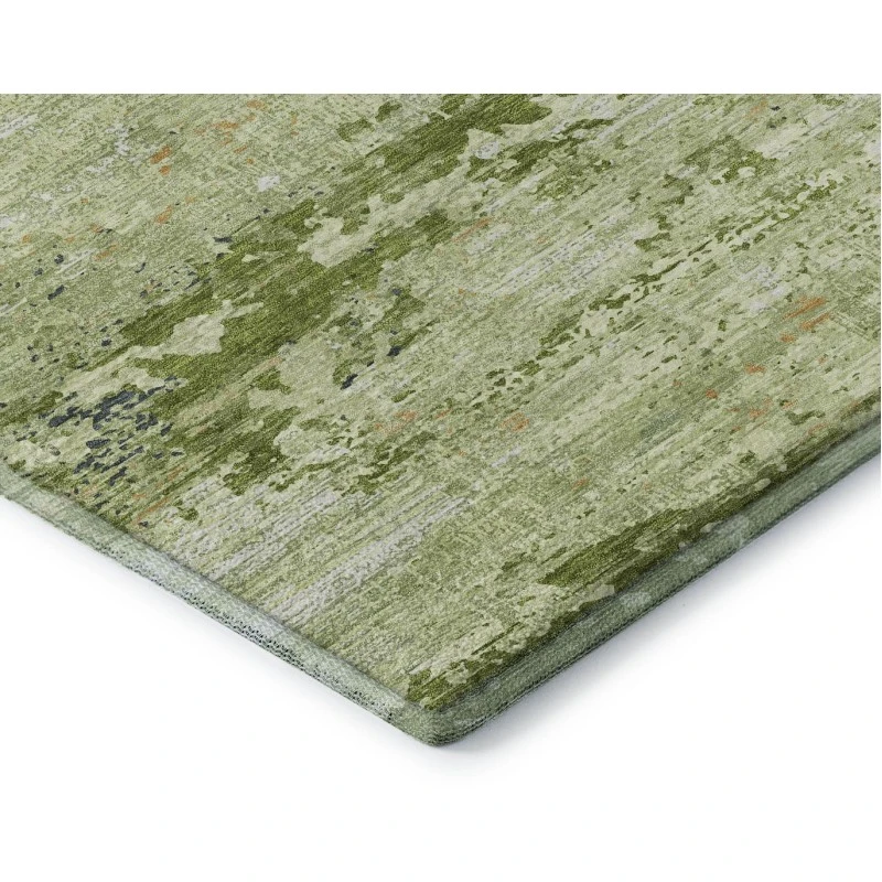 Addison Mayfield Green AMF1393 - 8ft. Round Rug
