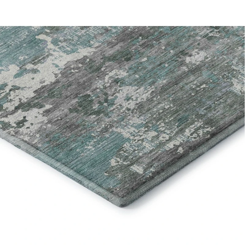 Addison Mayfield Blue AMF1393 - 8ft. Round Rug