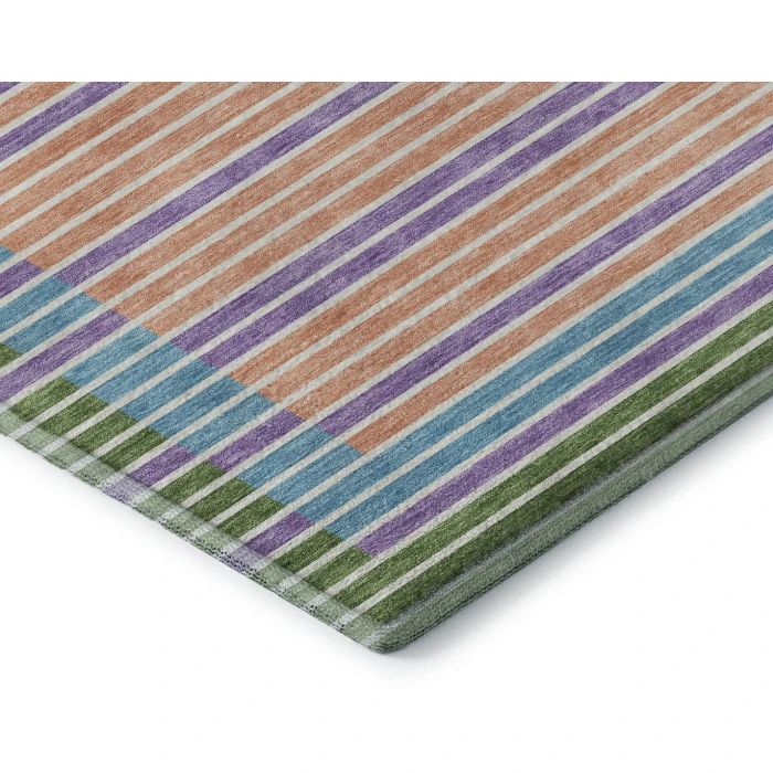 Addison Mayfield Green AMF1398 - 8ft. Round Rug