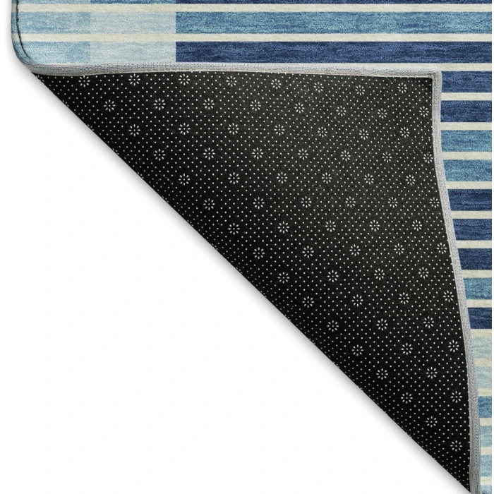 Addison Mayfield Blue AMF1398 - 8ft. Round Rug