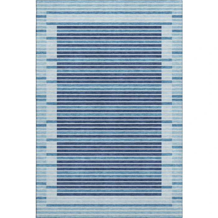 Addison Mayfield Blue AMF1398 - 8ft. Round Rug