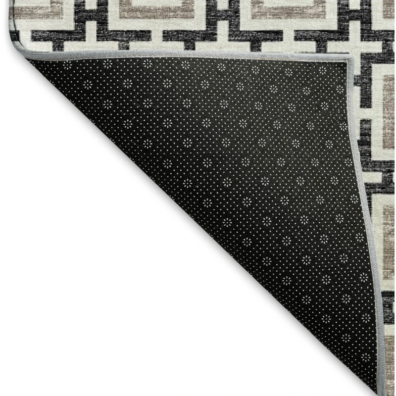 Addison Mayfield Black AMF139 - 8ft. Round Rug