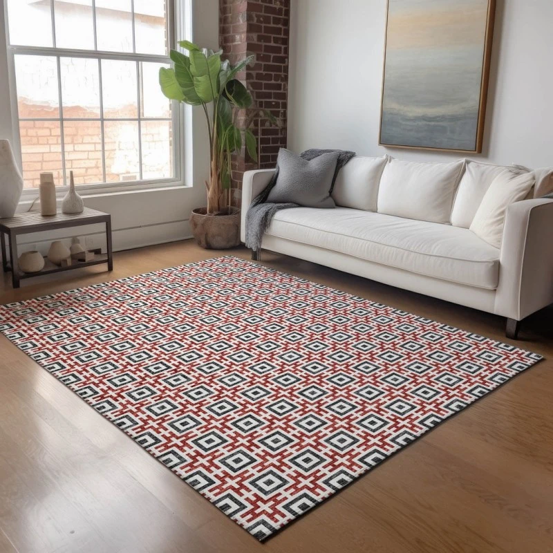 Addison Mayfield Red AMF139 2ft. 3in. x 7ft. 6in. Rect. Rug
