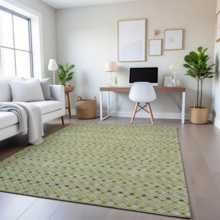 Addison Mayfield Green AMF1408 9ft. x 12ft. Rect. Rug