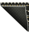 Addison Mayfield Black AMF1408 - 8ft. Round Rug