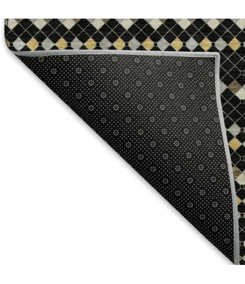 Addison Mayfield Black AMF1408 - 8ft. Round Rug