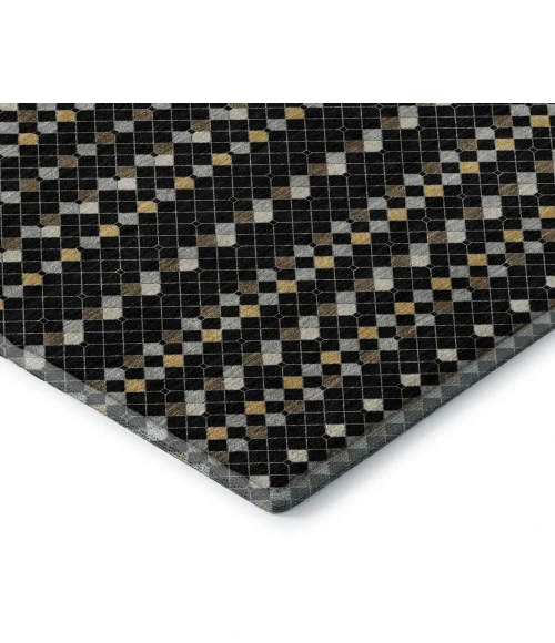 Addison Mayfield Black AMF1408 - 8ft. Round Rug