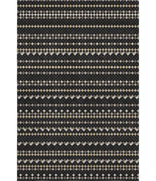 Addison Mayfield Black AMF1408 - 8ft. Round Rug