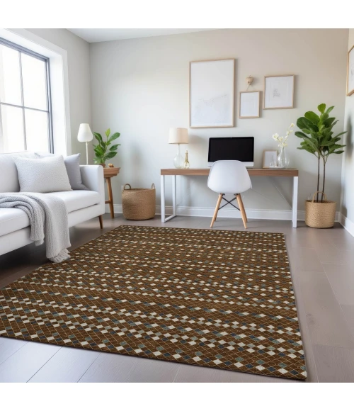 Addison Mayfield Brown AMF1408 2ft. 3in. x 7ft. 6in. Rect. Rug