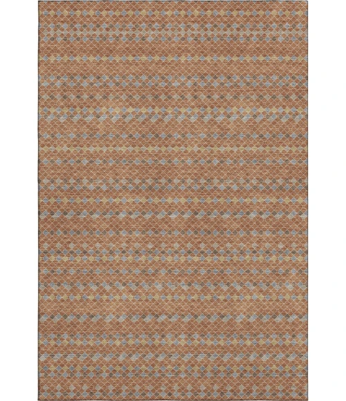 Addison Mayfield Orange AMF1408 - 8ft. Round Rug